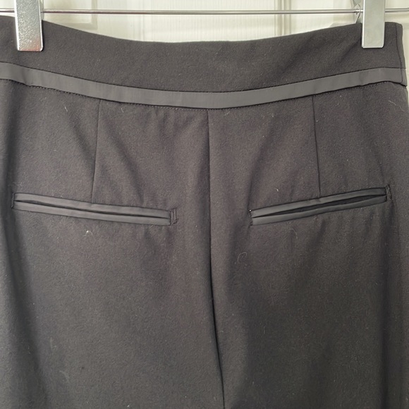 H&M Black Tapered Tuxedo Pants; Size 2; Excellent Condition - Picture 3 of 7